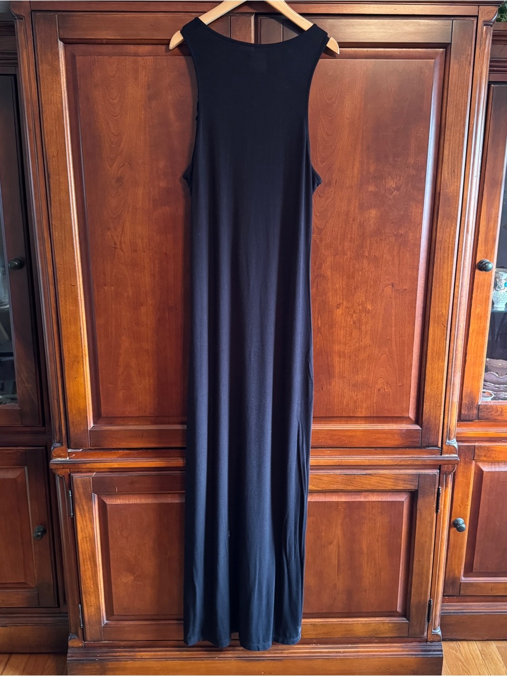 Superdry Black Sleeveless Maxi Dress